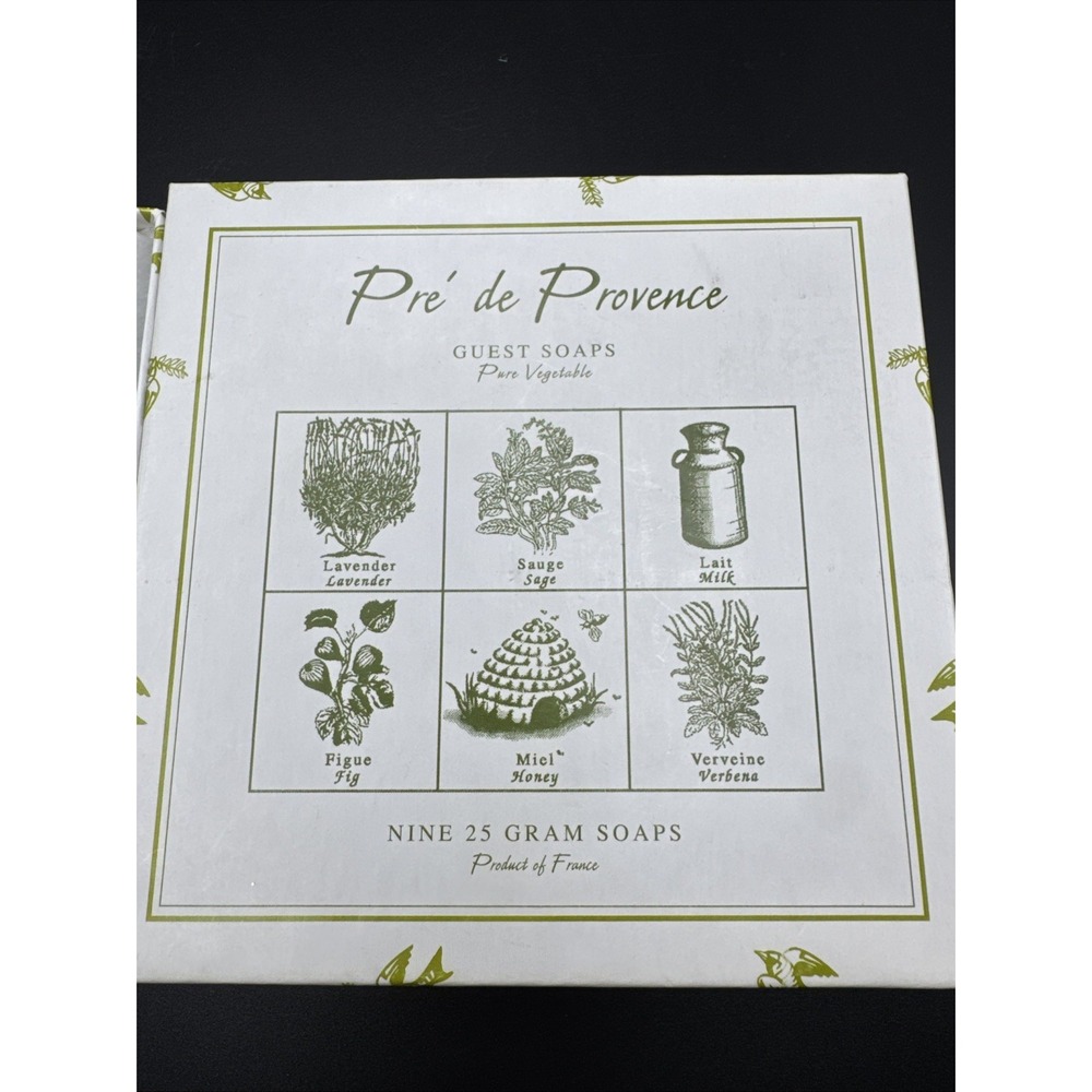 Pre de Provence Guest Soaps Made in France Boxed Gift‎ Set 9 Honey Lavendar Fig - Picture 2 of 6